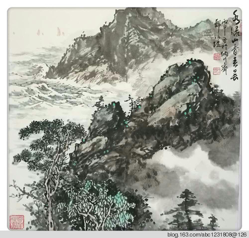 郑孙堤:把对海洋的情思融入画卷 - 西去云云 - 西去云云(蜗牛的博客)