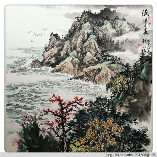 郑孙堤:把对海洋的情思融入画卷 - 西去云云 - 西去云云(蜗牛的博客)